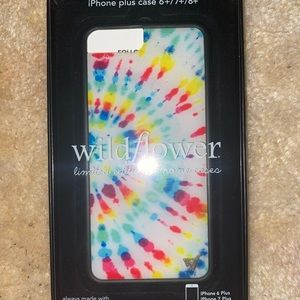 tie dye wildflower case for 6+/7+/8+